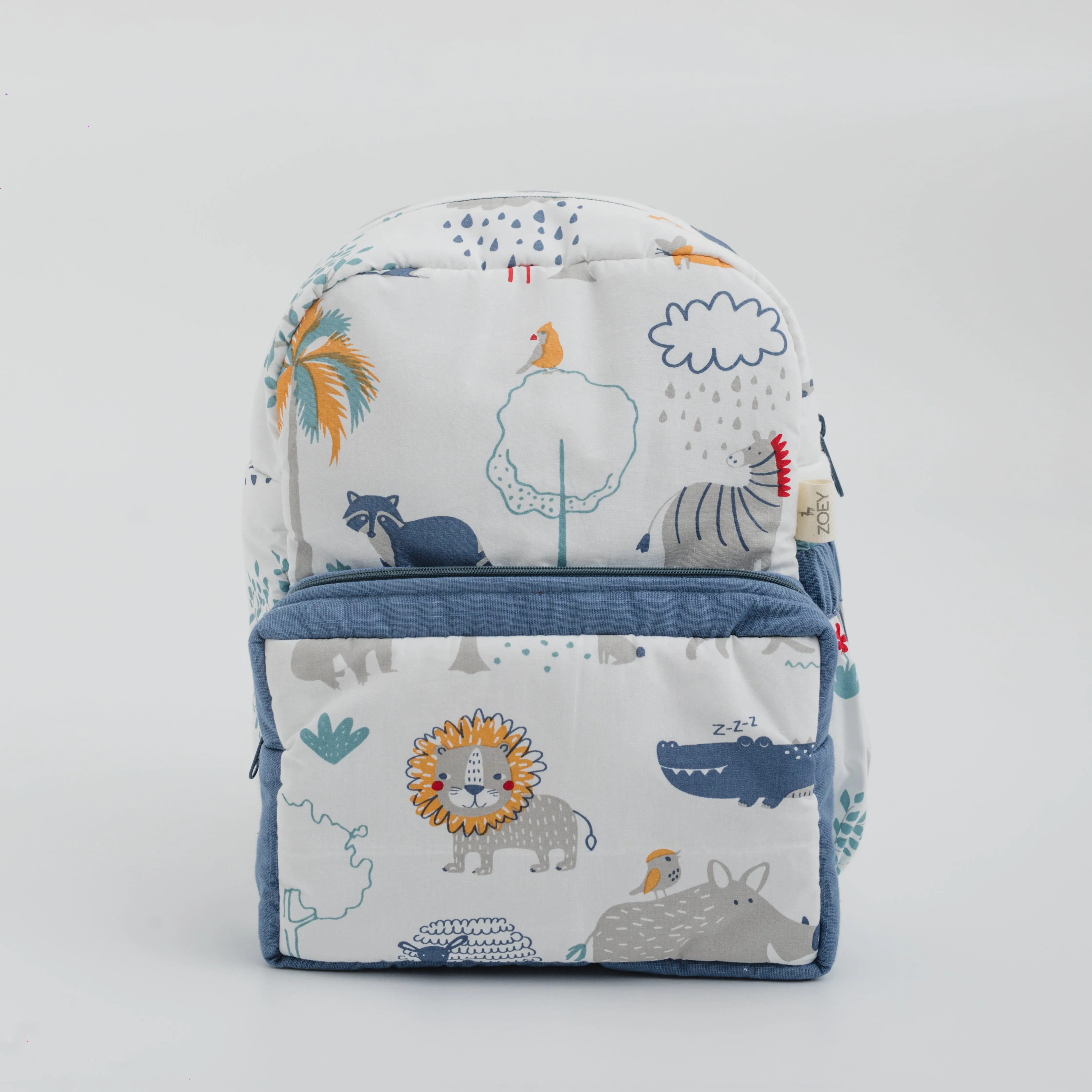 Happy Animal Tribe School Bag (Personalise)