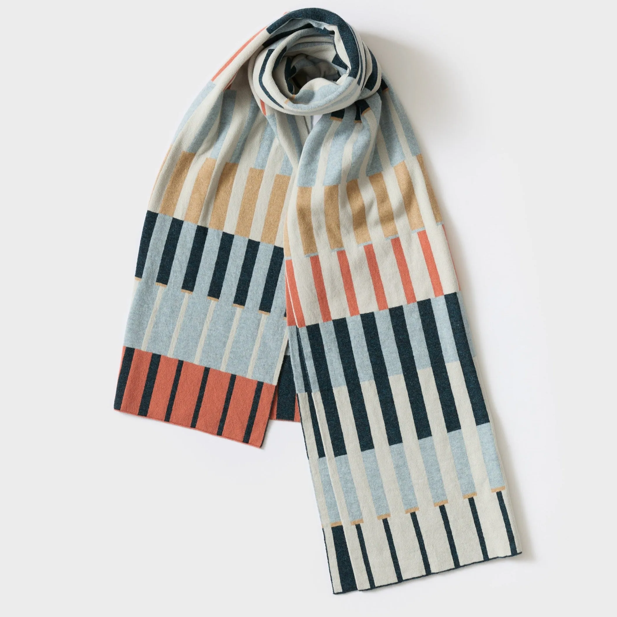 Harbour Scarf - Ink and Rosehip