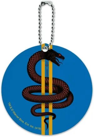 Harry Potter Basilisk Round Luggage ID Tag Card Suitcase Carry-On