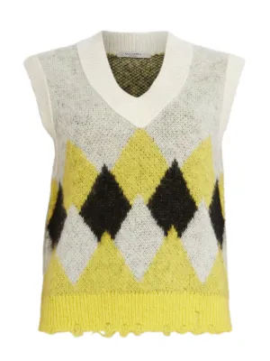 Hove sleeveless wool-blend tank