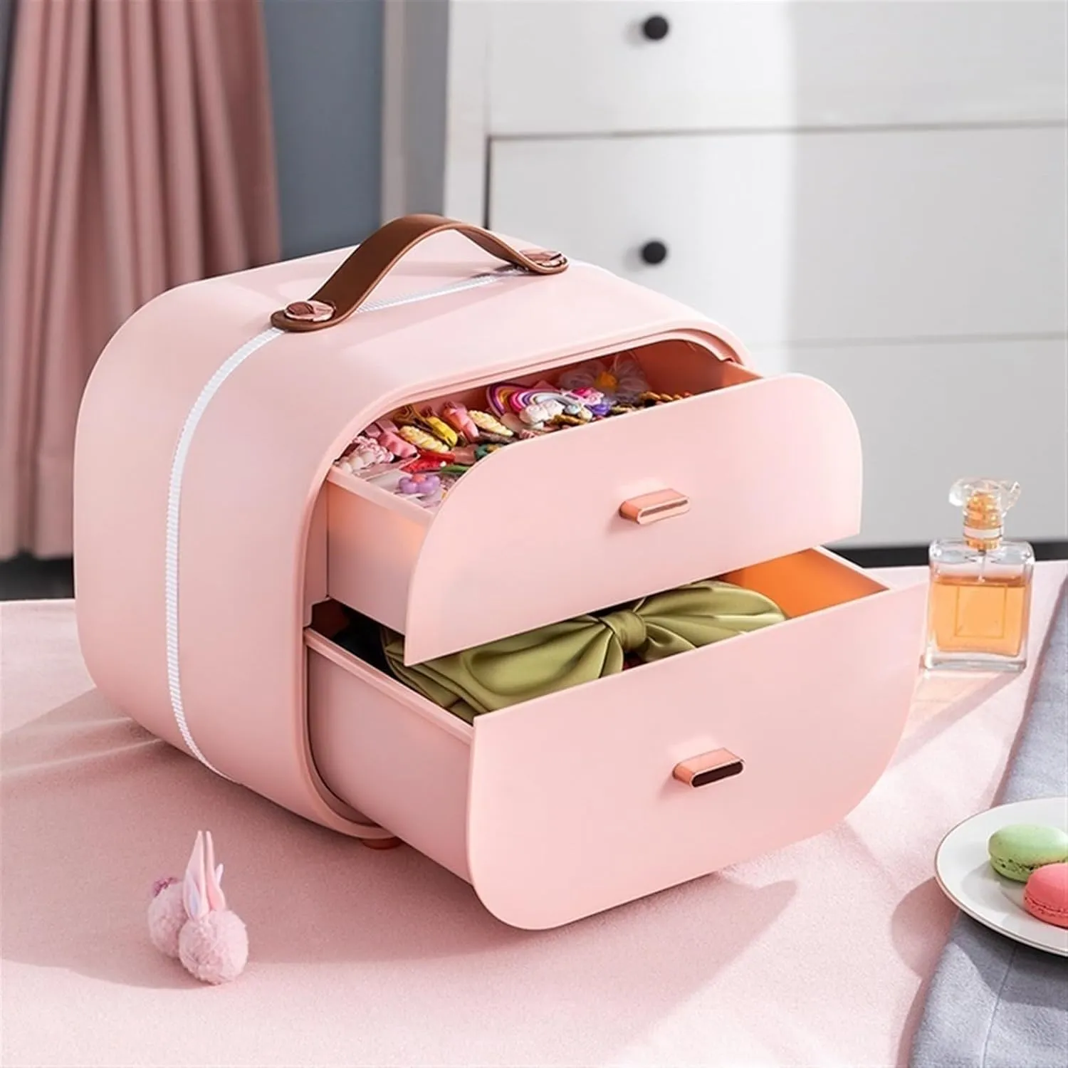 Jewelry Box Hair Accessories Storage Box Head Accessories Hair Clip Head Rope Rubber Band Box Hair Ring Jewelry Jewelry Box Storage Box