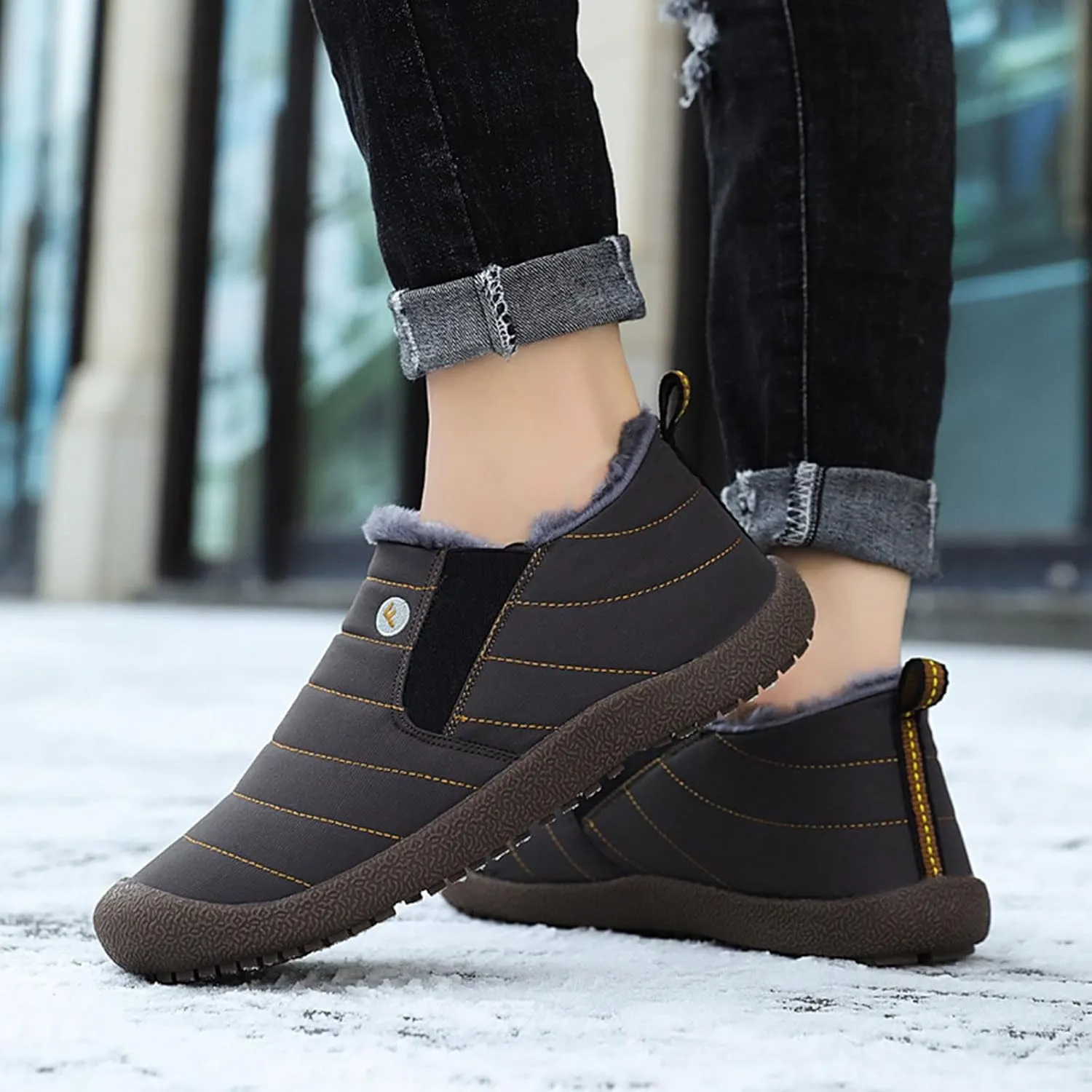 Knee High Insulated Winter Boots for Women Waterproof Snow Womens Snow Boots Size 12 Wide Winter Boots Women Size 8 Cute Snow Boots for Woman Botas De Vestir Para Mujer Elegantes Invierno
