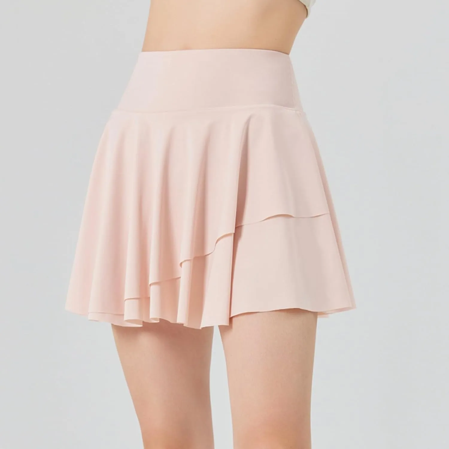 Mini Skirt Women's Sun Skort Ice Cool Blocking Two in One Chafing Tennis Skirt for Sports & Fitness Womens Short