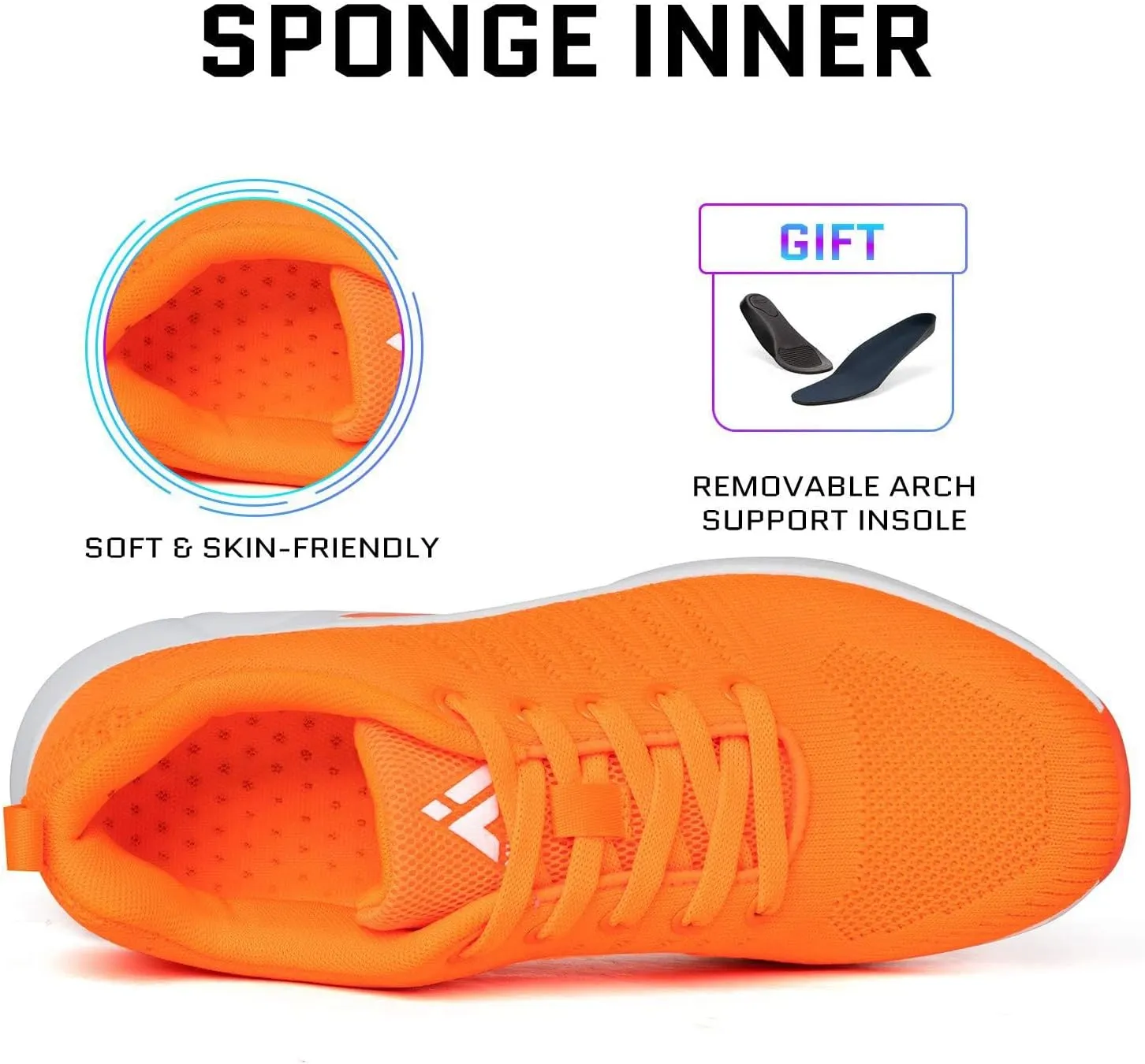 Mishansha Womens Sneakers Air Cushion Running Tennis Shoes Women Lightweight Arch Support Walking Shoes
