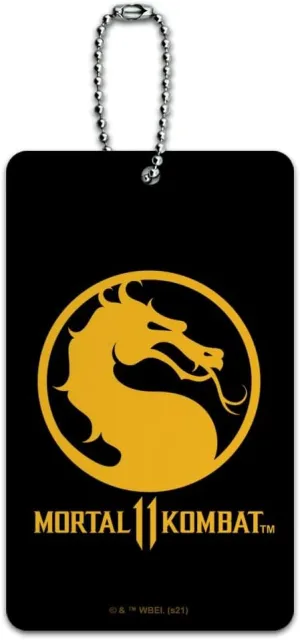MK11 Gold Logo Luggage Card Suitcase Carry-On ID Tag