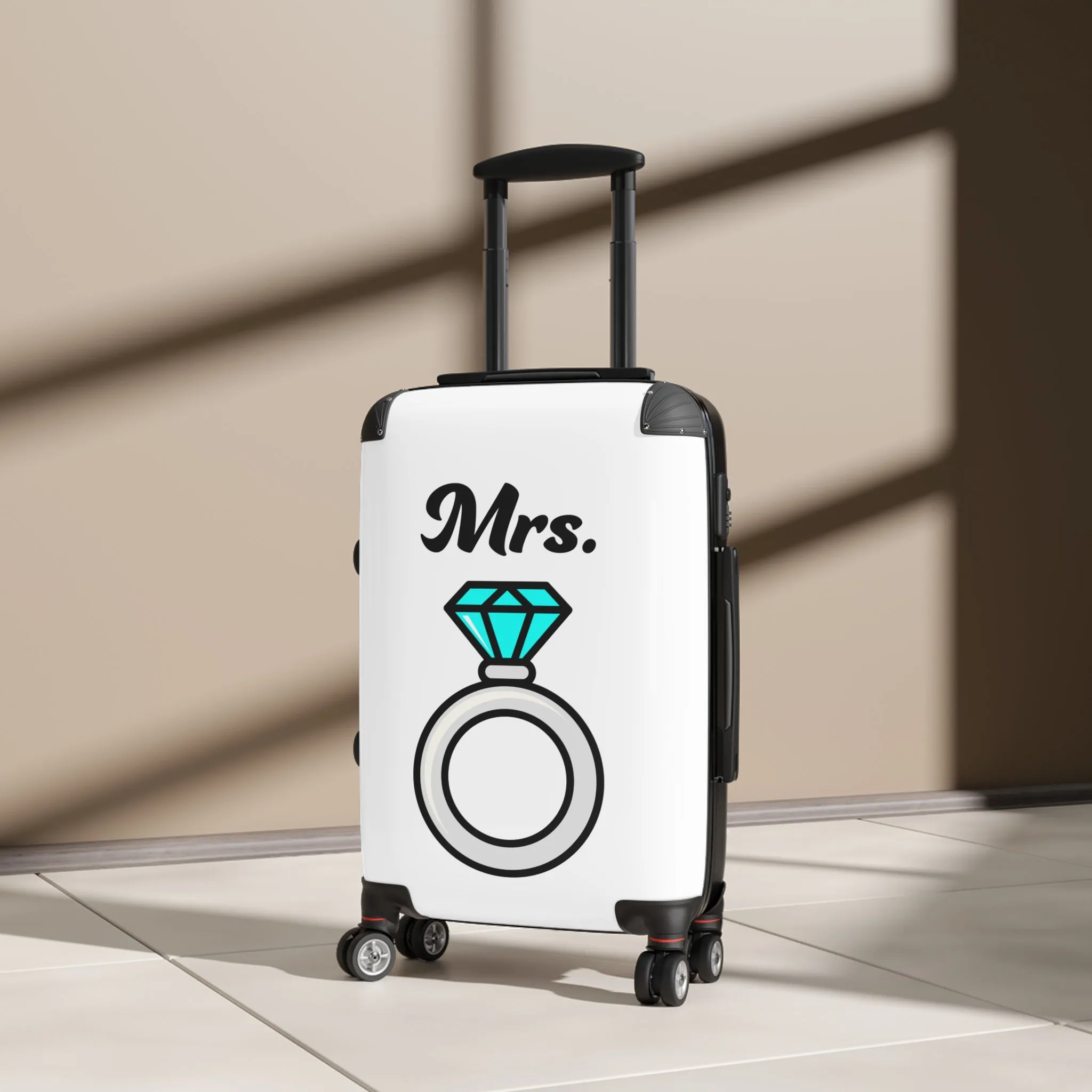 Mrs. Wedding Ring-Suitcases