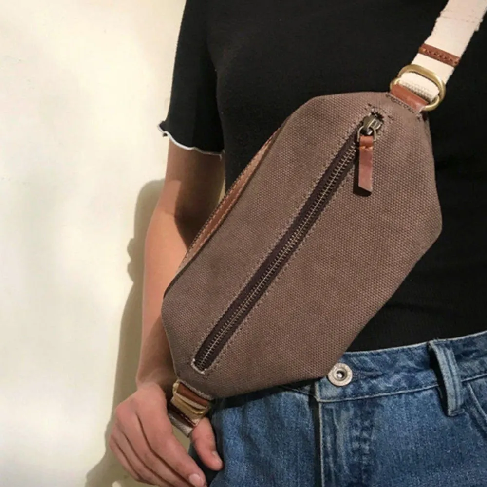 Nappa Dori Khaki Belt Bag Canvas