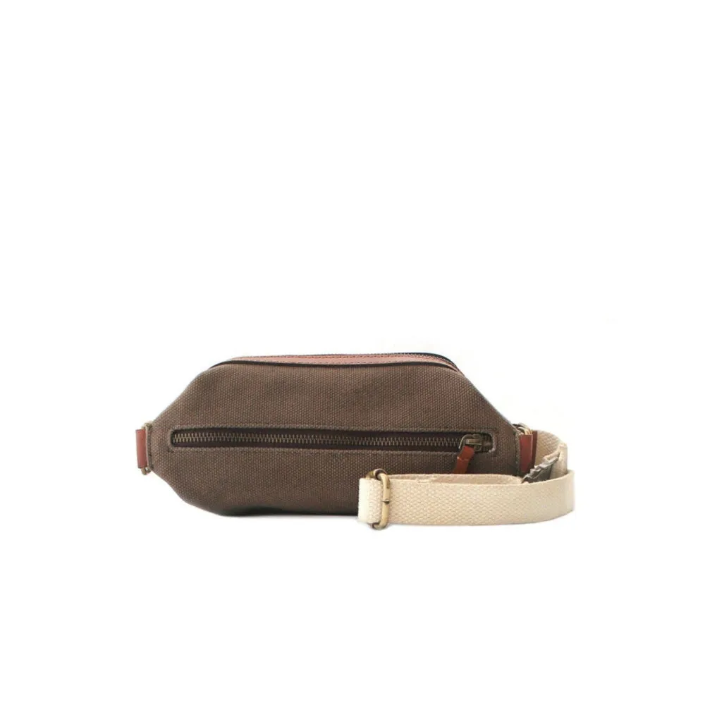 Nappa Dori Khaki Belt Bag Canvas