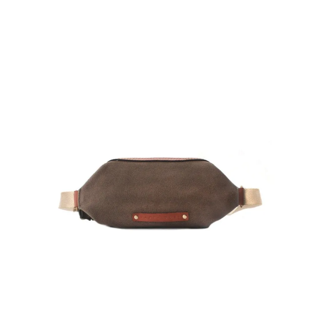 Nappa Dori Khaki Belt Bag Canvas