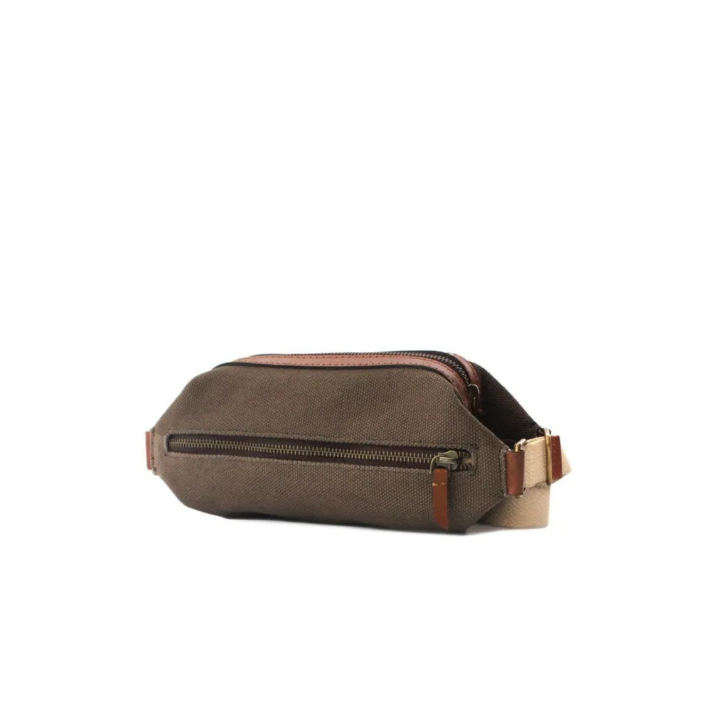 Nappa Dori Khaki Belt Bag Canvas