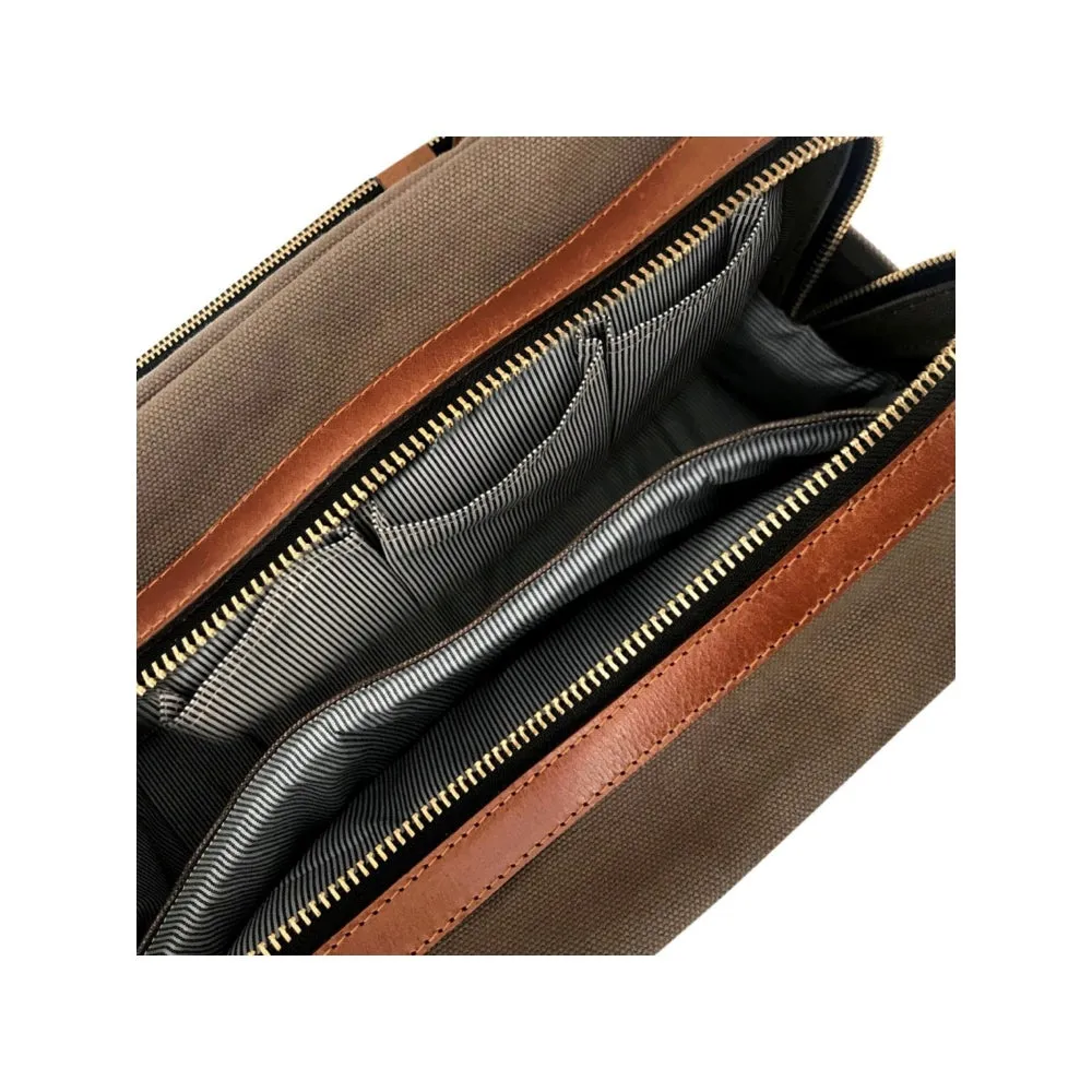 Nappa Dori Khaki Viceroy Bag