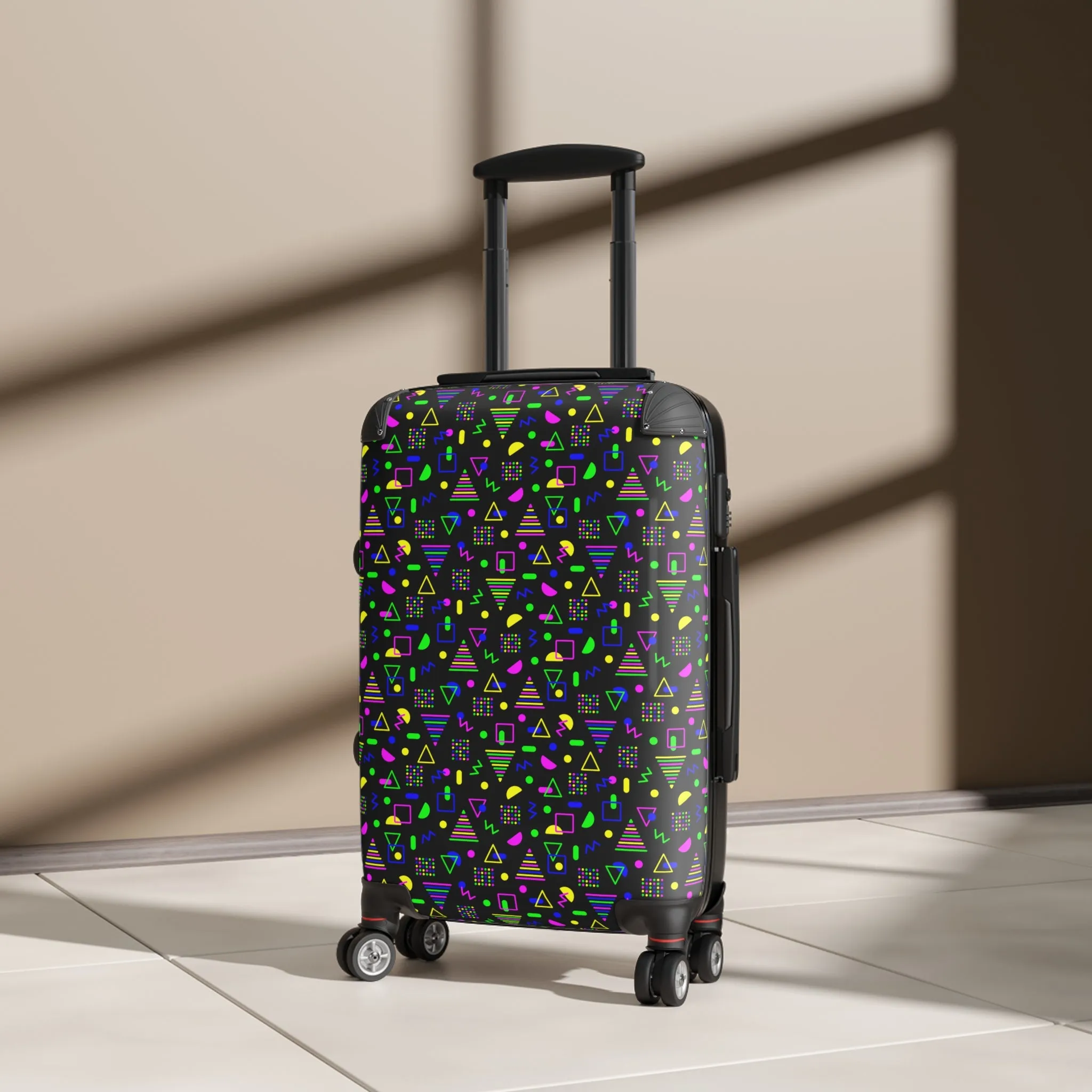 Neon ShapesSuitcase