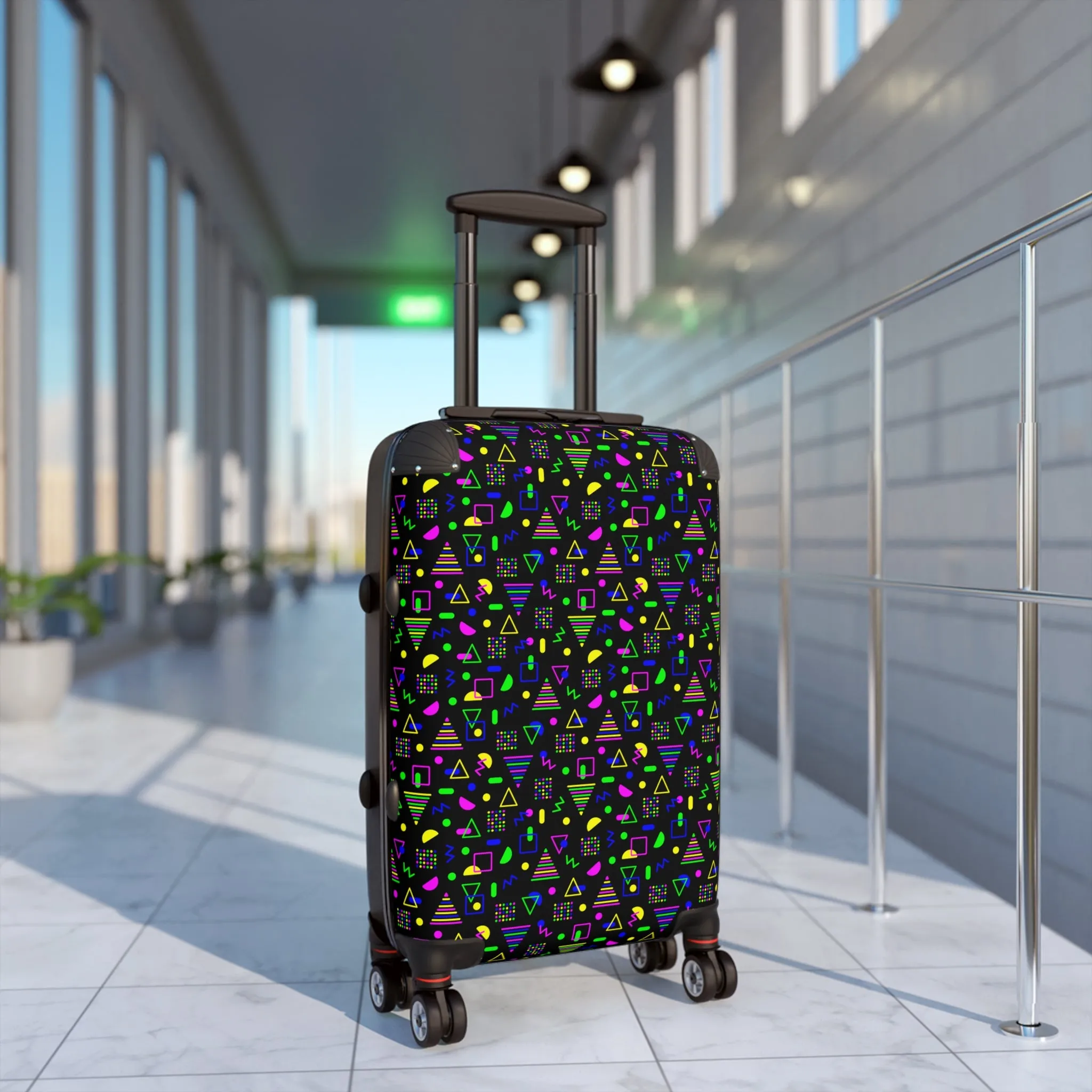 Neon ShapesSuitcase