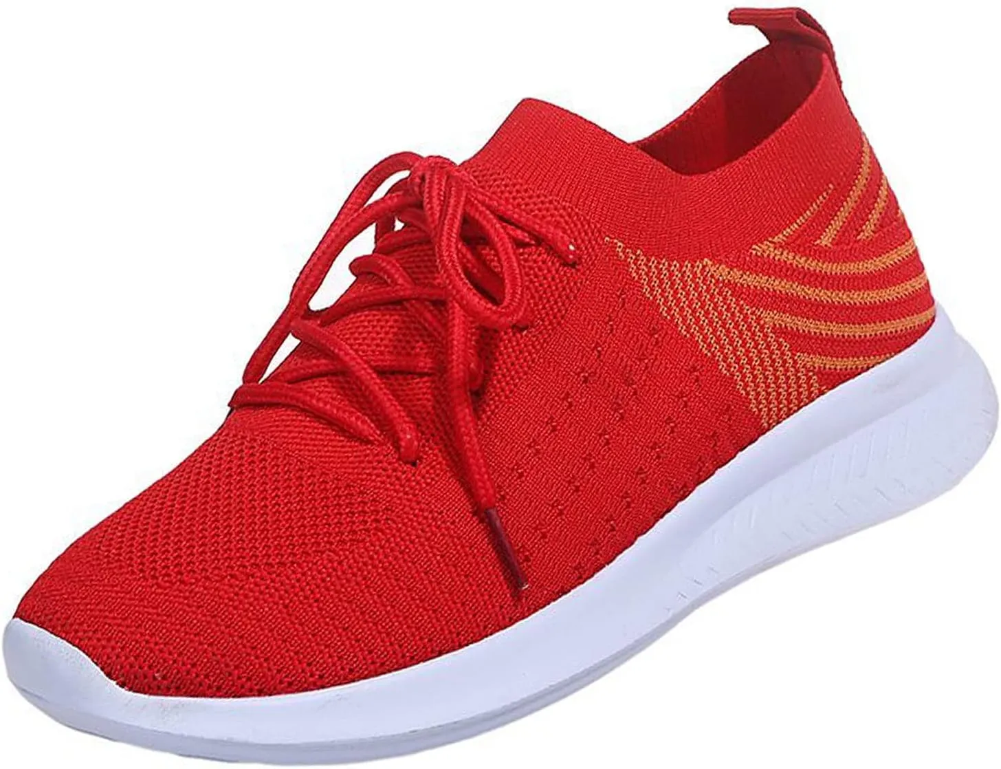 Optigard Women's Casual Lace Up Sneakers Mesh Breathable Daily Walking Shoes, Lightweight & Comfort Memory Foam Gym Wide Width Running Shoes