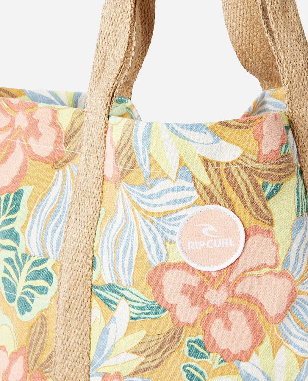Organic Canvas 29L Beach Tote - Light Orange
