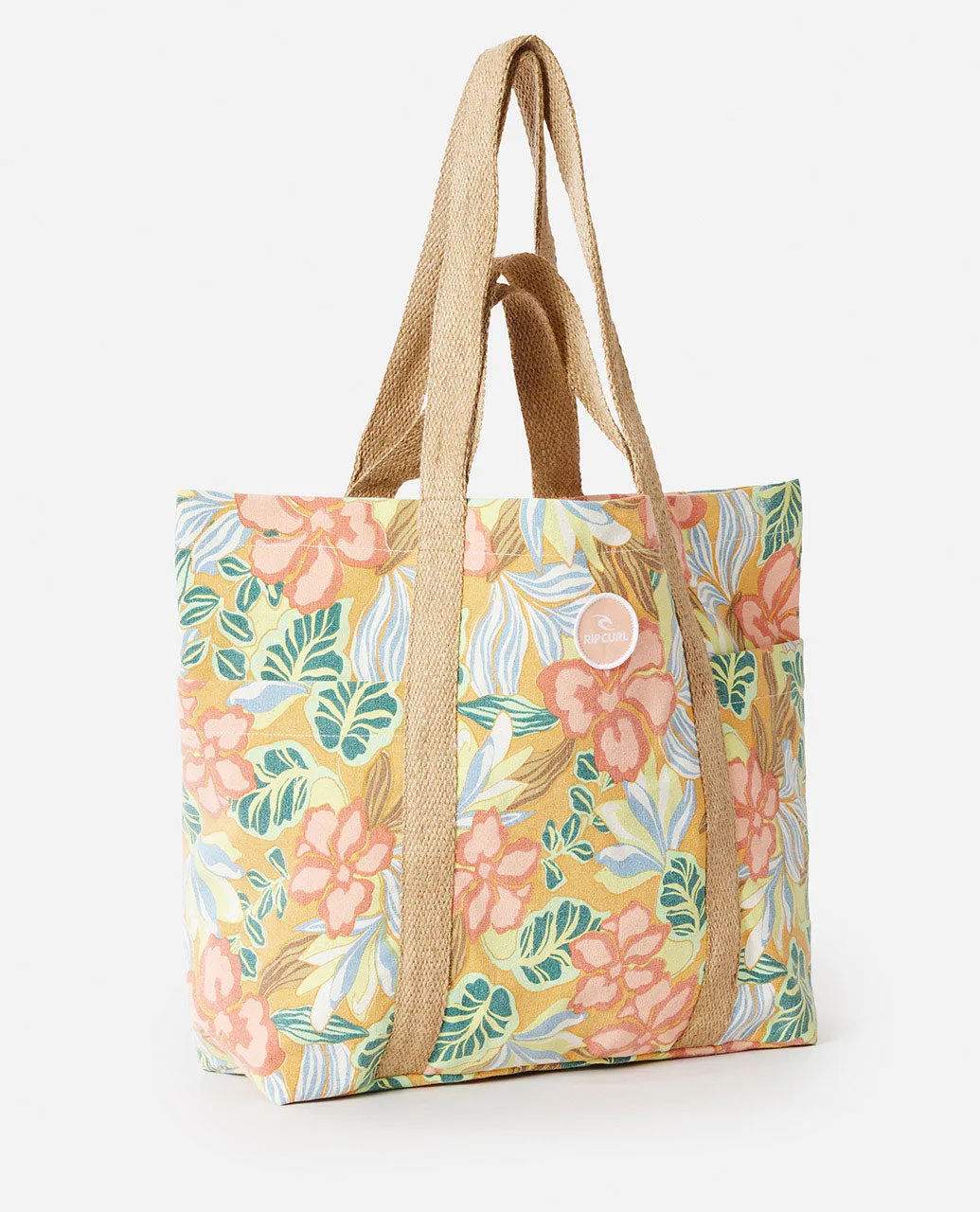 Organic Canvas 29L Beach Tote - Light Orange