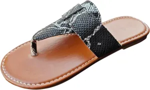 Orthopaedic Sandals, Elegant Flip Flops Women, Comfortable Cool Flops, Flat Leisure Beach Toe Separator with Rhinestone Beads, Summer Shoes, Sandals