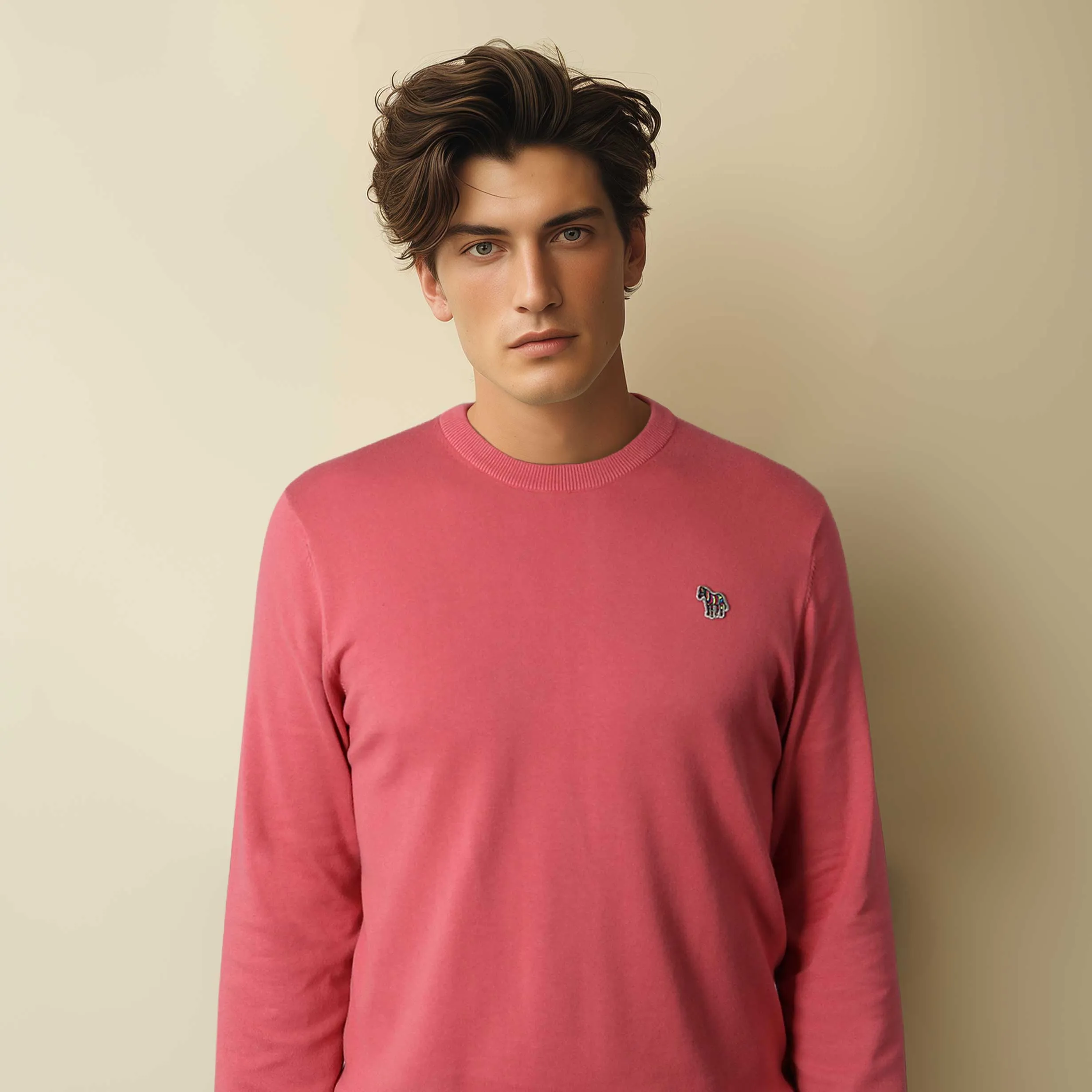 Paul Smith Zeb Bad Knitwear in Bubblegum