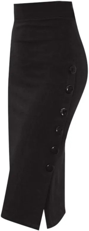 Pencil Skirts for Women Knee Length Plus Size Split Size Office Multiple Pencil Womens High Skirt Waisted
