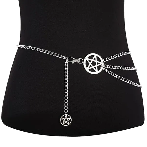 Pentagram Chain Belt