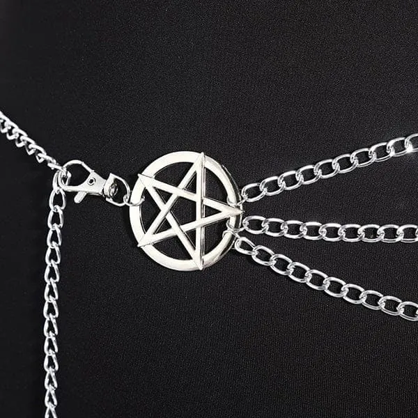 Pentagram Chain Belt