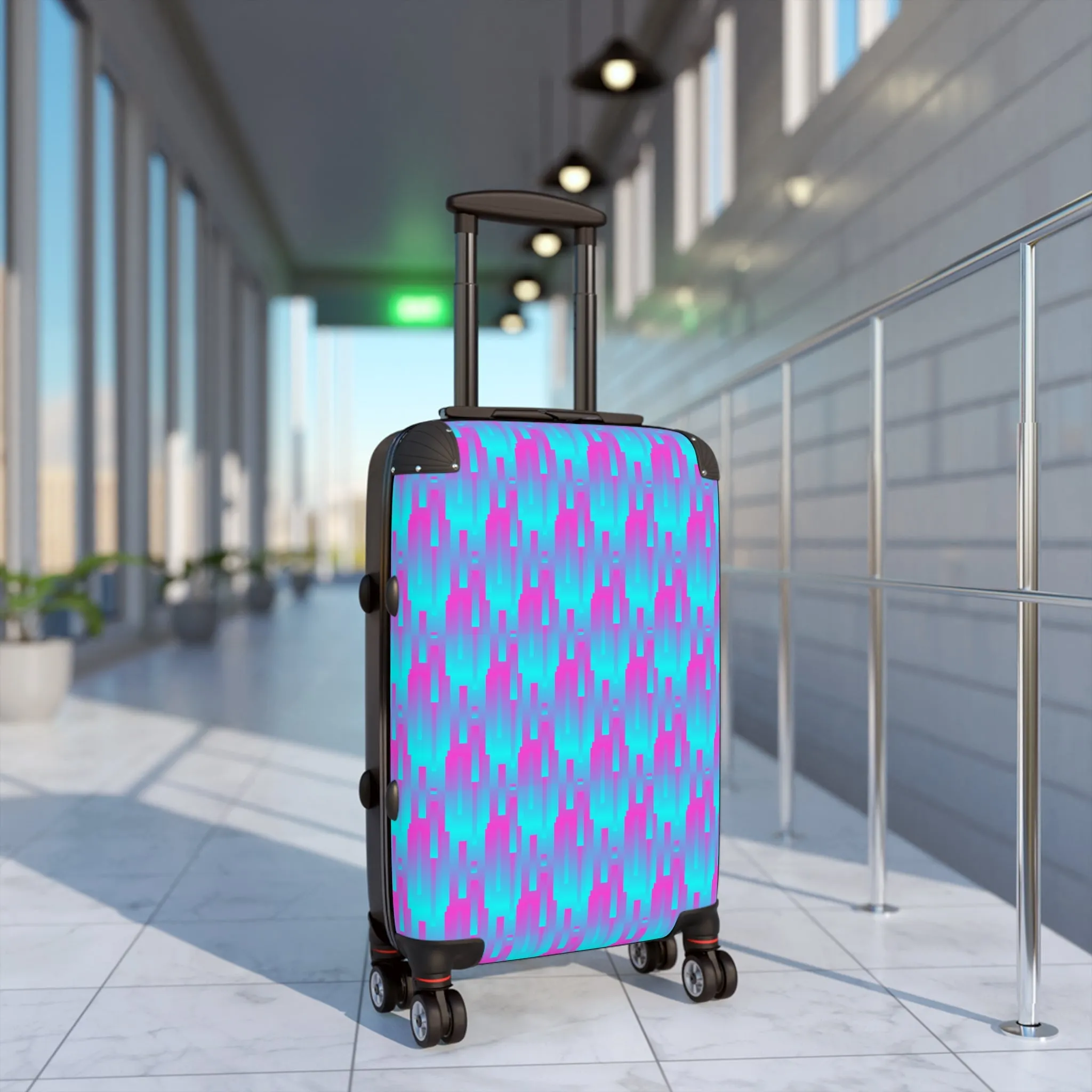 Pink & Blue LinesBaby BlueSuitcase