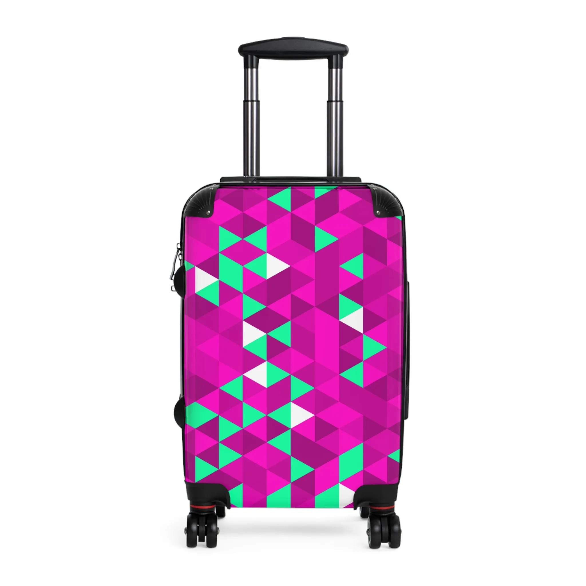 Pink & Teal TrianglesSuitcase