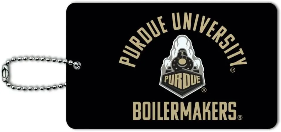 Purdue Boilermakers Luggage Card Suitcase Carry-On ID Tag