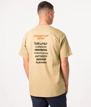 Relaxed Fit Carhartt Wip Coffee T-Shirt