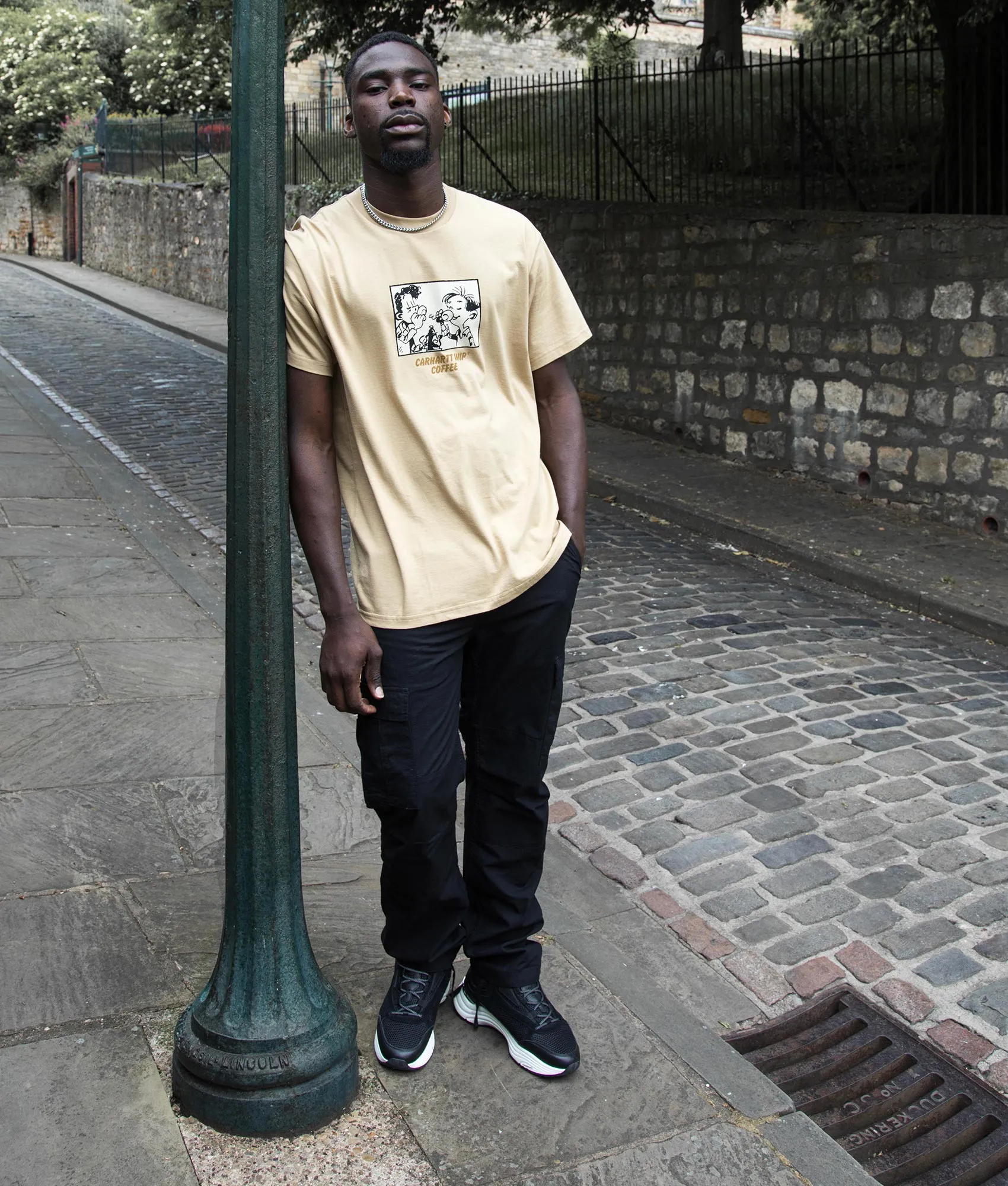 Relaxed Fit Carhartt Wip Coffee T-Shirt