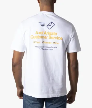 Relaxed Fit Customer Service Logo T-Shirt