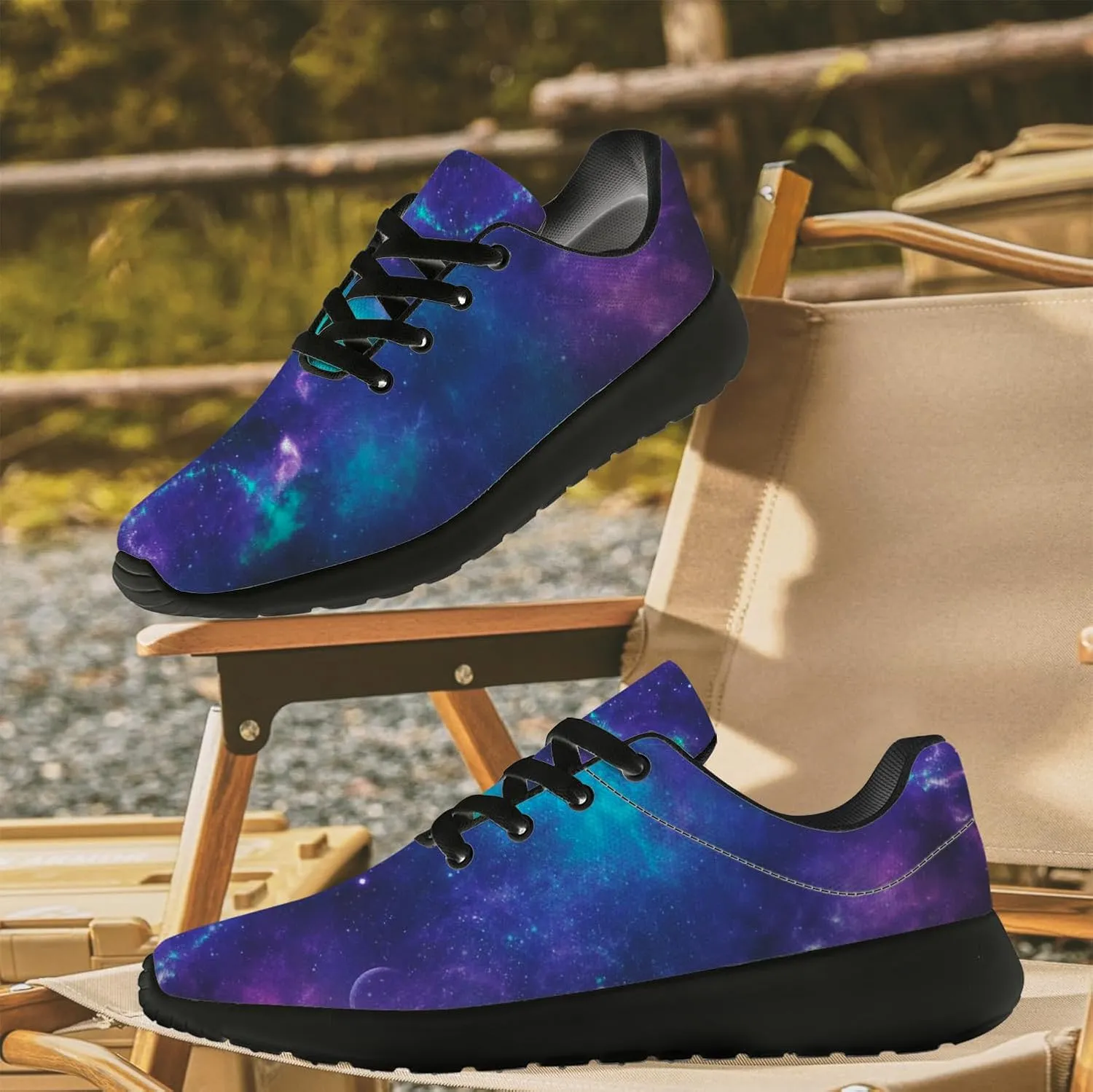 Running Shoes for Women Men Galaxy Shoes 3D Print Sneakers Gifts for Women Men