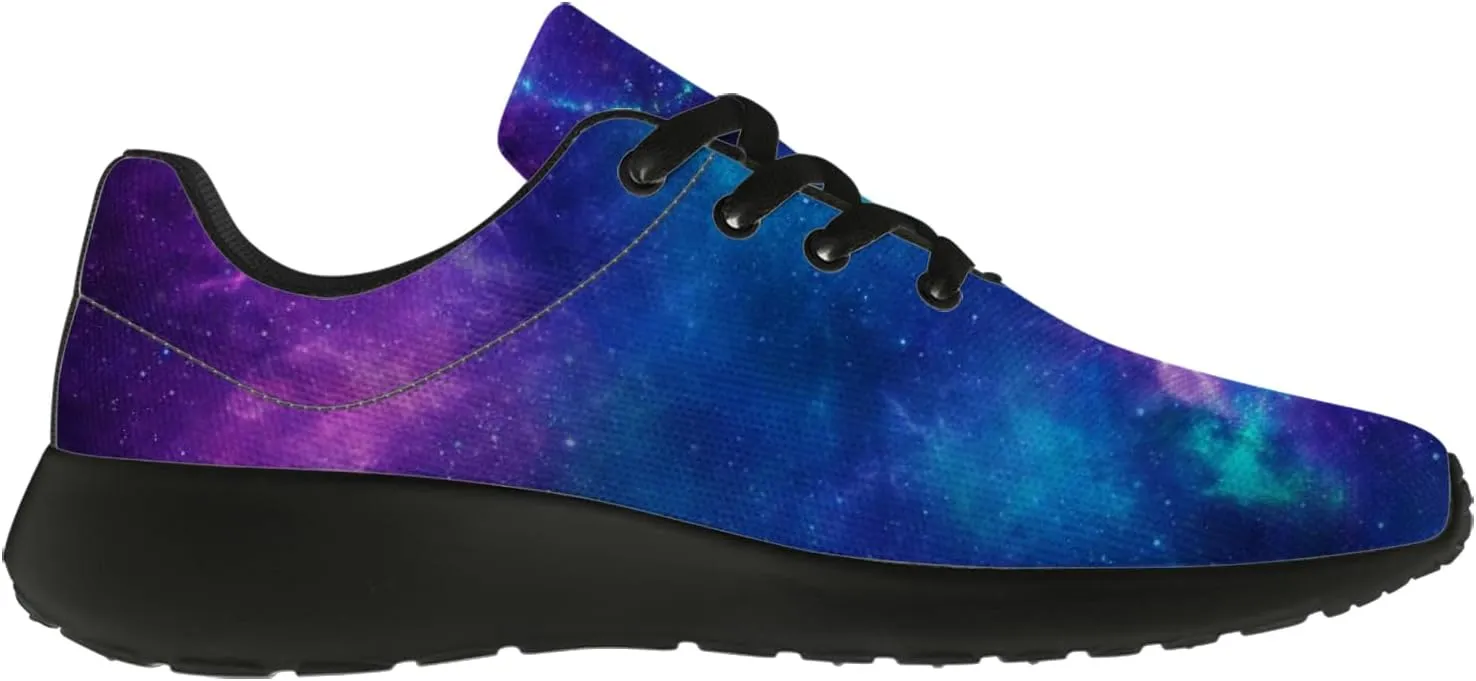 Running Shoes for Women Men Galaxy Shoes 3D Print Sneakers Gifts for Women Men