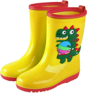 sfdgfhyf Kids Rain Boots Toddler Rain Shoes Children aterproof Boots for Boys and Girls Infant Rainboots
