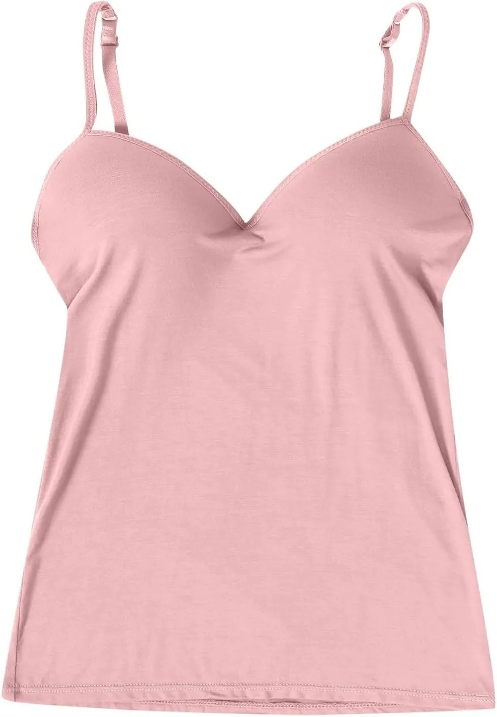 Shelf Bra Tank Tops for Women Soft Comfort No Underwire Tummy Control Bra Camisole Sleeveless Cotton Yoga Padded Cami