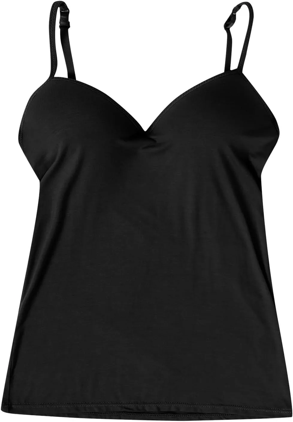 Shelf Bra Tank Tops for Women Soft Comfort No Underwire Tummy Control Bra Camisole Sleeveless Cotton Yoga Padded Cami