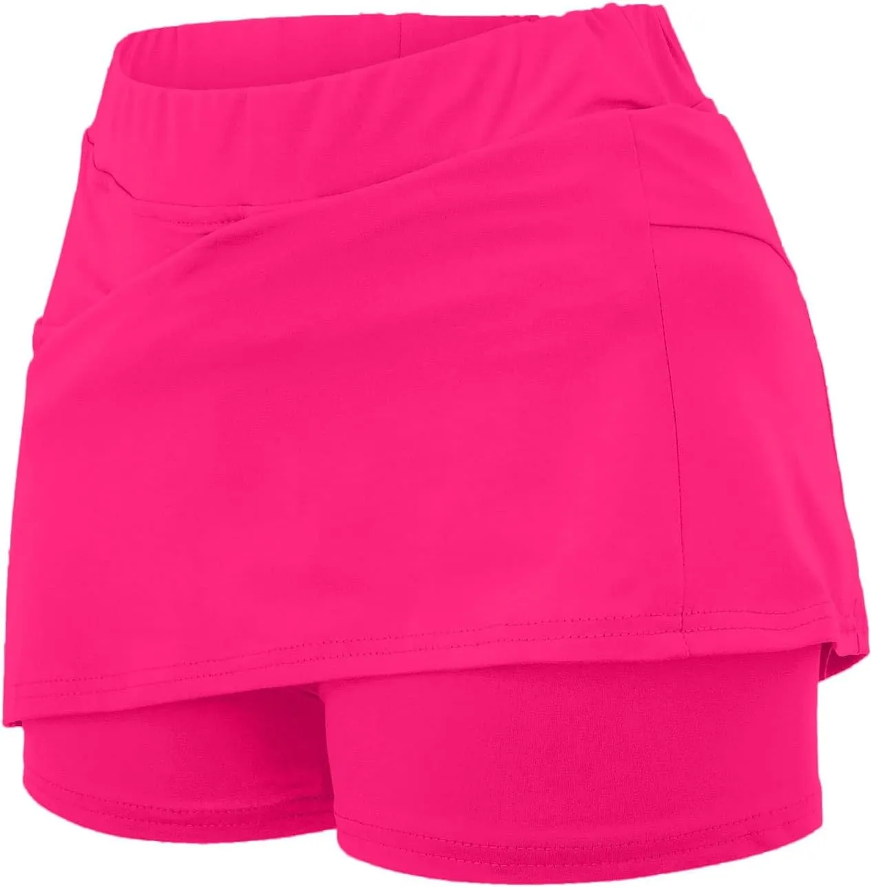 Skorts for Women Dressy Casual High Waist Plus Size Skirt with Shorts Summer Athletic Tummy Control Tennis Skirts Yoga Skort