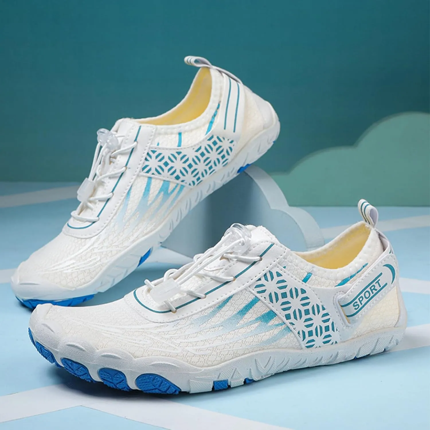 Slip on Walking Shoes Women Dressy Knitted Non Slip Vintage Wide Running Shoes Breathable Gym Workout Shoes Ladies 2024 Fashion Sneakers