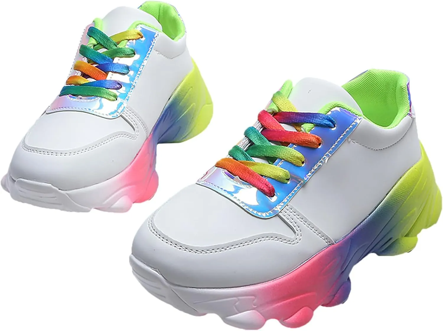 Slip on Walking Shoes Women Non Slip Memory Foam Arch Support Running Shoes PU Leather Sports Workout Tennis Shoes Ladies 2024 Fashion Sneakers