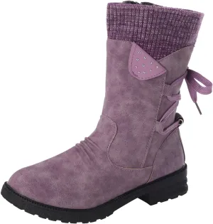 Slip on Winter Boots for Women Tall Womens Tall Waterproof Rubber Boots R Warm for Snow Women's Leather Winter Boots White Snow Boots Waterproof Calf Botas De Invierno Para Mujeres Bajitas