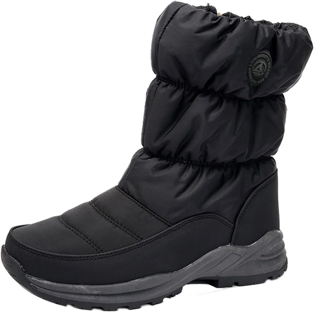Snow Boot for Women with Zipper Winter Boots Women Waterproof Womens Winter Waterproof Boots Zapatos De Nieve Para Mujer Botas De Trabajo Antideslizantes Y Waterproof Para Mujer
