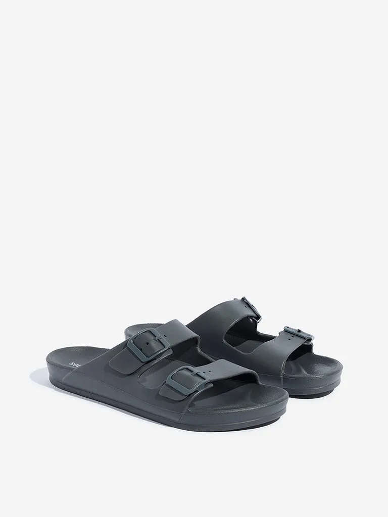 SOLEPLAY Grey Dual Strap Flip-Flop