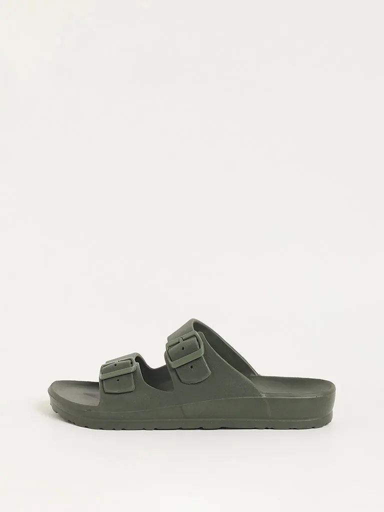 SOLEPLAY Olive Double Band Flip-Flop