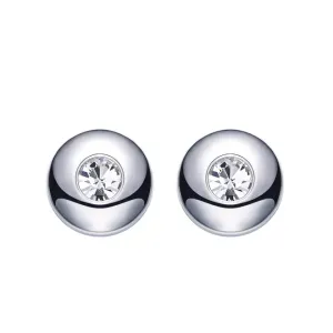 Sterling silver cute little earrings with little crystals