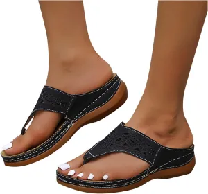 Summer Sandals for Women, Sandals Women Flip Flops Summer Beach Casual Sandals Comfortable Boho Shoes Flat