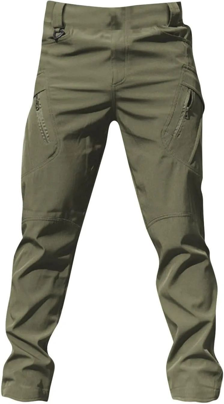Tactical Pants for Men Waterproof Upland Hunting Pants Stretch Ripstop Cargo Pants Multi Pockets Outdoor Work Pants
