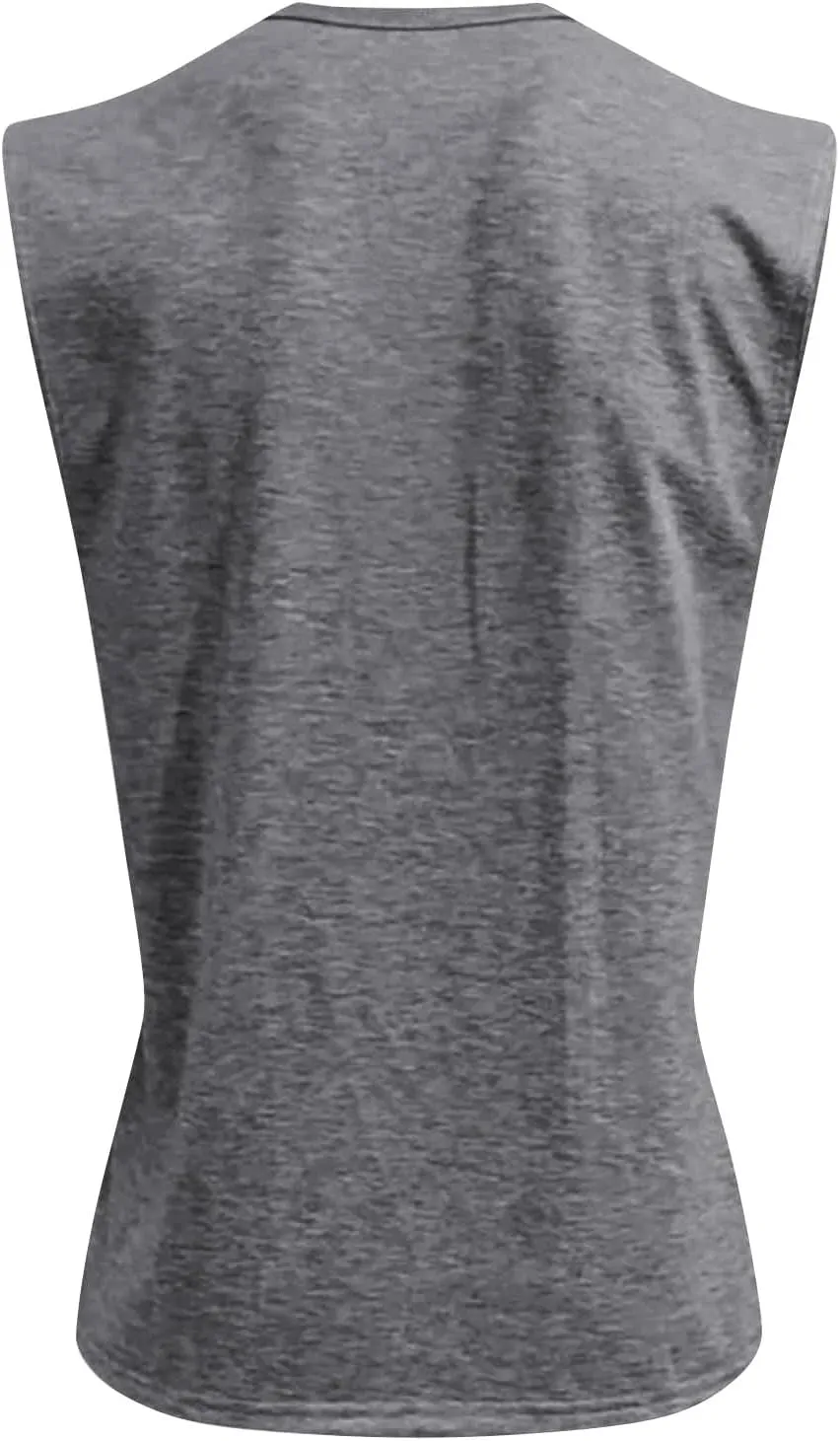Tank Tops Men Henley Shirts for Men Sleeveless Muscle Gym Workout Running Beach Summer Vintage Button Down Tank Tops