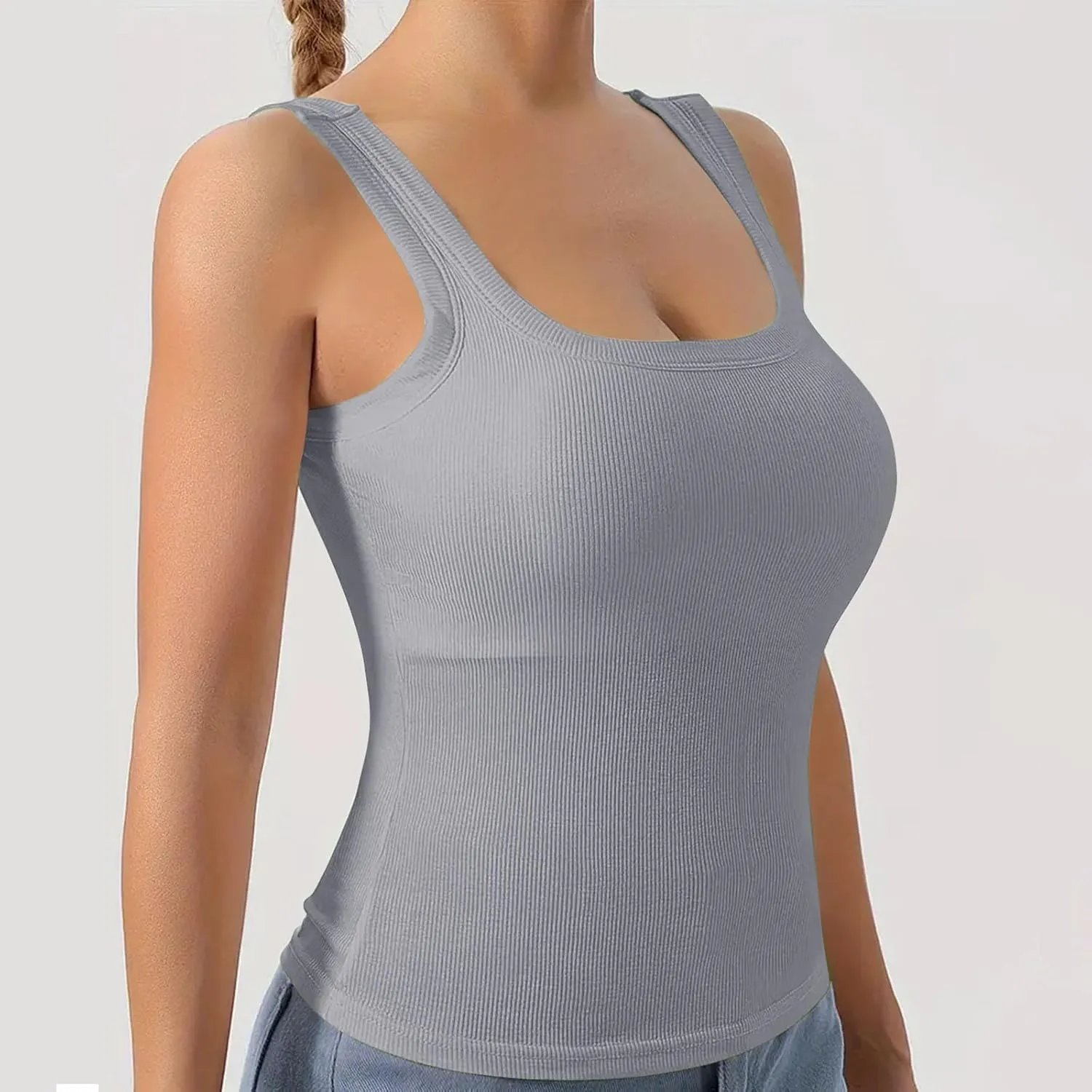 Tank Tops with Built in Bras, Workout Tops Built in Bra, Crop Top with Built in Bra, Tube Top with Built in Bra