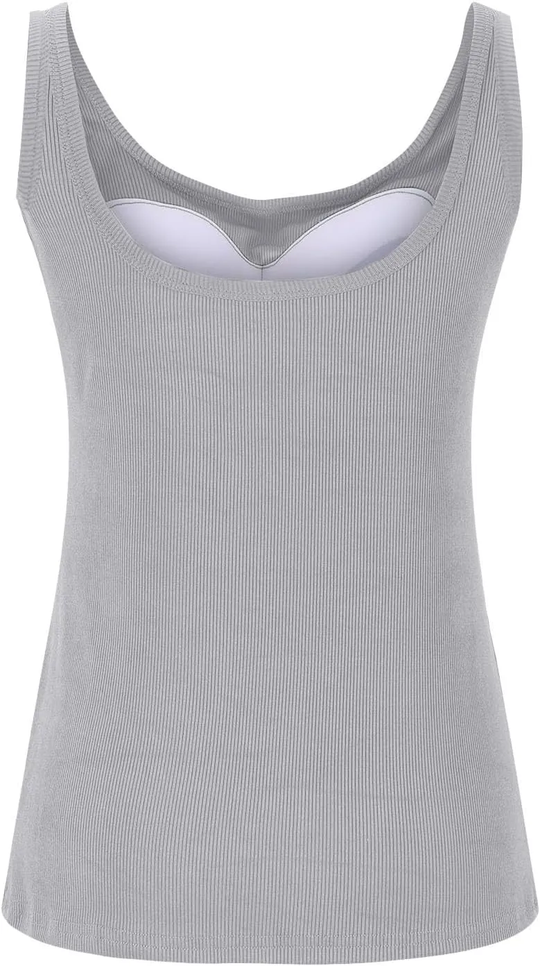Tank Tops with Built in Bras, Workout Tops Built in Bra, Crop Top with Built in Bra, Tube Top with Built in Bra