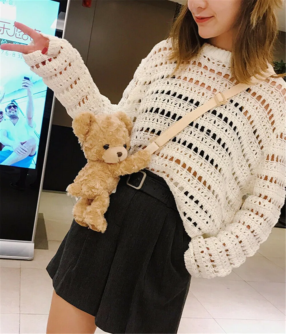 Teddy Hugs Cross-Body Bag -  Adorable and Convenient Bag for Your Essentials